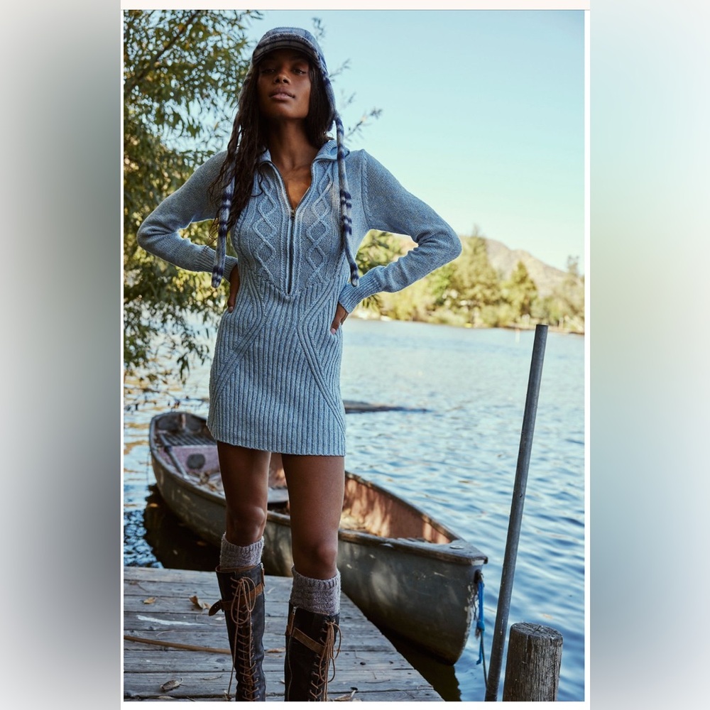 free people Mont Blanc Mini Dress .